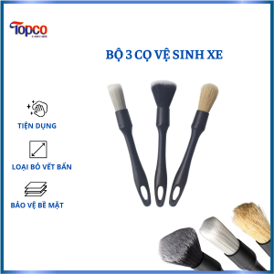 Bộ 3 Cọ Vệ Sinh Xe, bộ 3 Cọ Vệ Sinh Chi Tiết