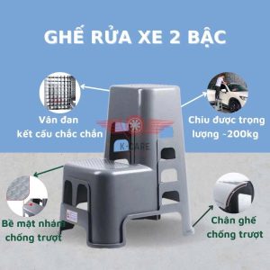Ghế 2 Tầng Rửa Xe