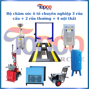 Bộ chăm sóc ô tô chuyên nghiệp 3 rửa cầu + 2 rửa thường + 4 nội thất