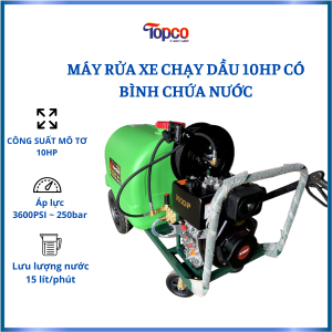 Máy rửa xe chạy dầu 10HP