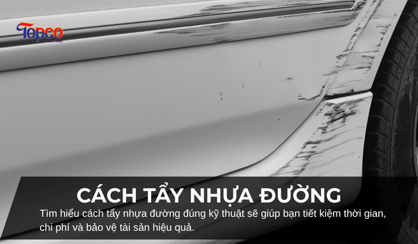 cách tẩy nhựa đường